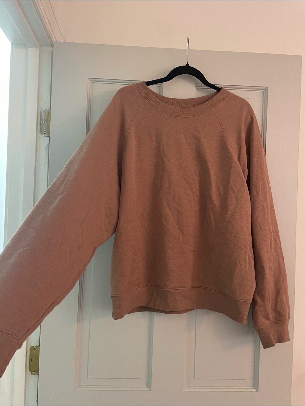 Old Navy So Comfy Classic Crewneck Sweatshirt - Brown - Picture 3 of 4